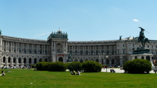 The iconic Hofburg Palace