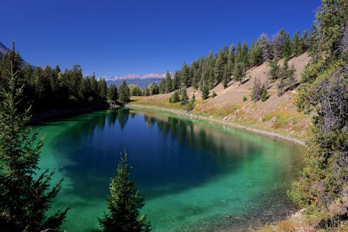 The path above the lake..